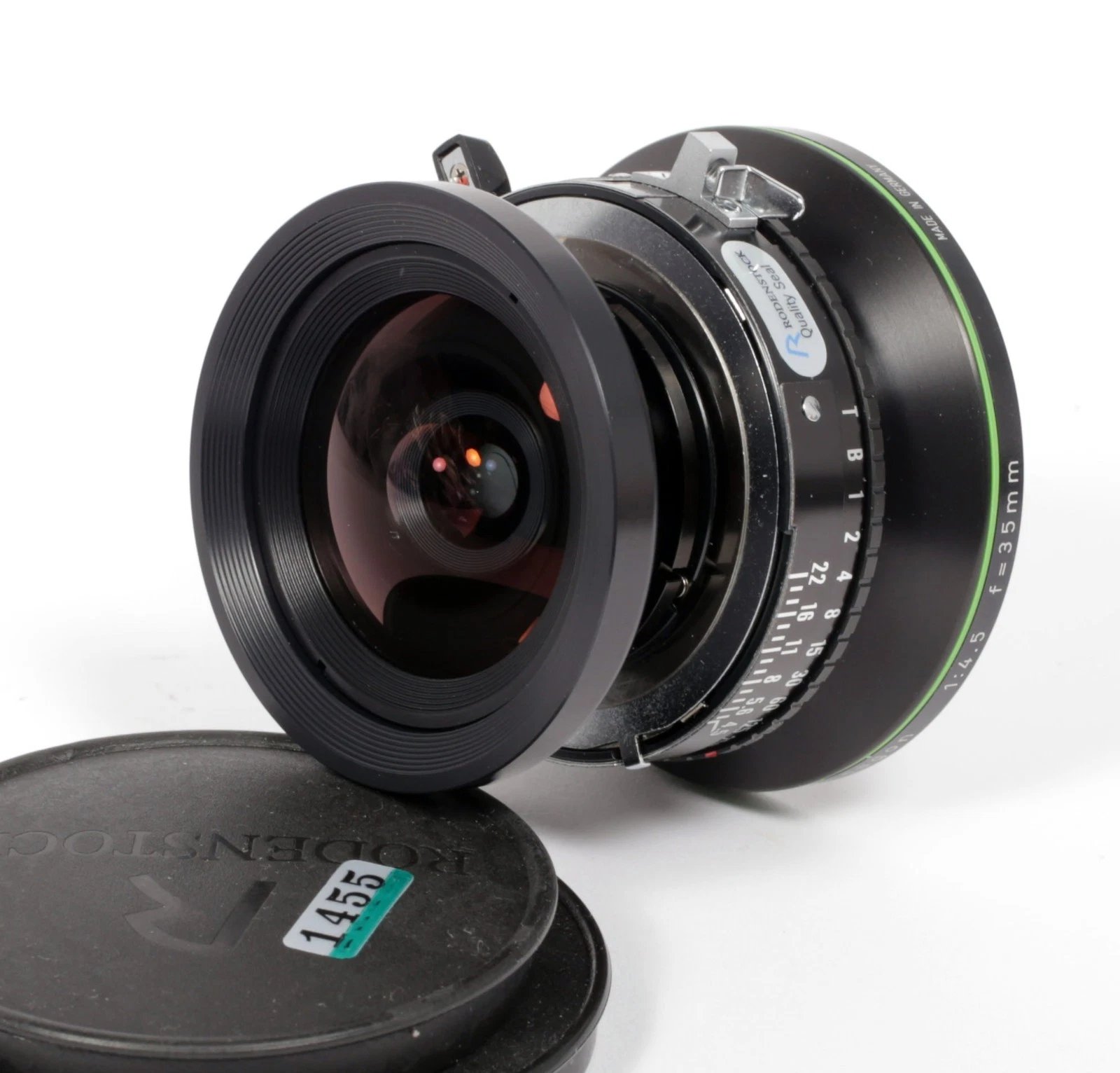 Rodenstock Apo Grandagon 35mm F4.5 Lens in Copal #0 Shutter #1455